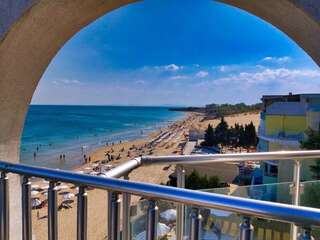 Отель Aphrodite Beach Hotel Несебр Апартаменты с видом на море и балконом-7