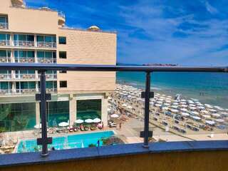 Отель Aphrodite Beach Hotel Несебр Двухместный номер с 2 отдельными кроватями, балконом и частичным видом на море-5